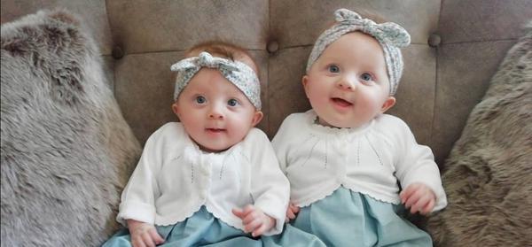 Abbie's twin girls