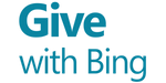 Give with Bing logo