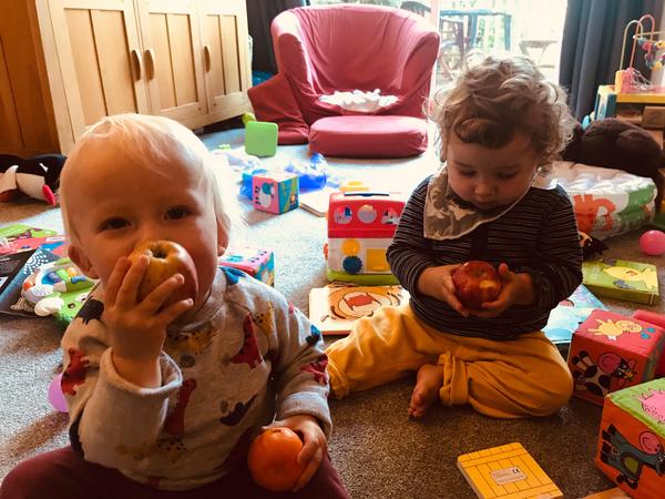 Sophie's twins playing