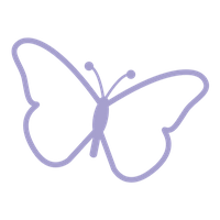 An icon showing one butterfly